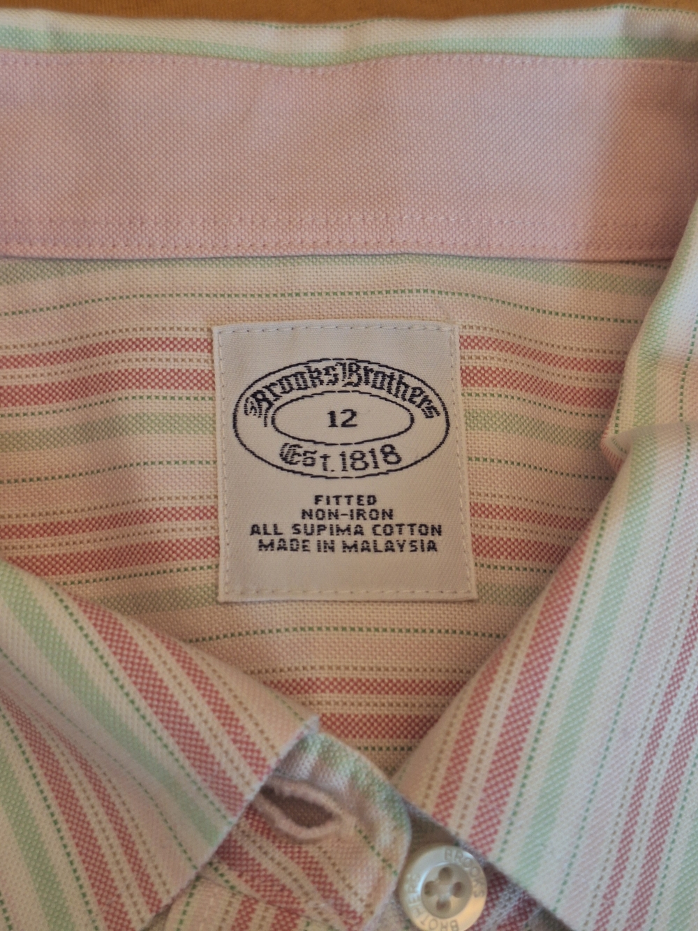 Brooks Brothers Women's Supima Cotton Button-Down Shirt M - Picture 12 of 16